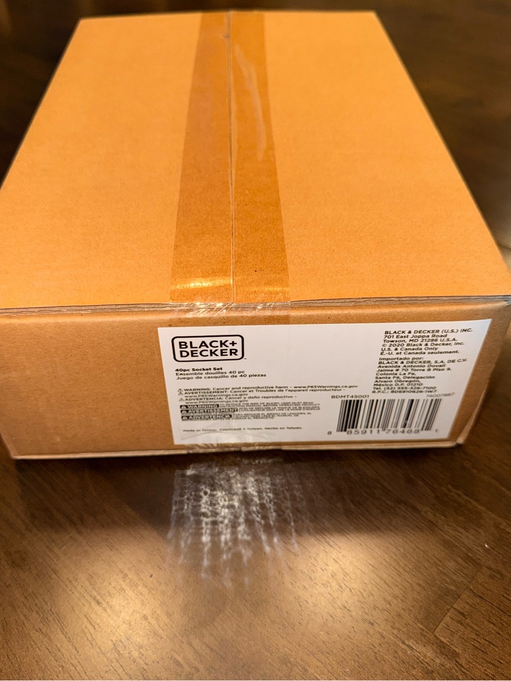 NIB BLACK+DECKER 40-Piece Socket Set - Sealed Factory Box BDMT45001